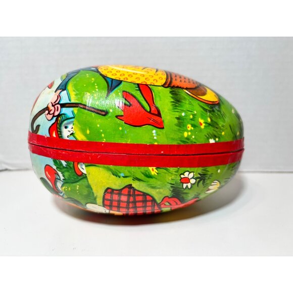 Vintage West Germany Hand Painted Paper Mache Nestler Easter Cat Moped Lot 3 - Picture 11 of 12